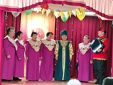 Хор Ветеранов «Шебалиночка» в селе Верх-Черга